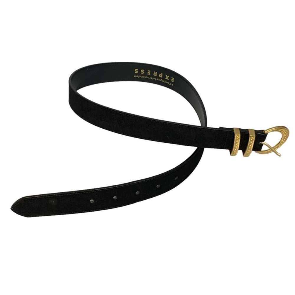 Suede Belt vintage belt EUC